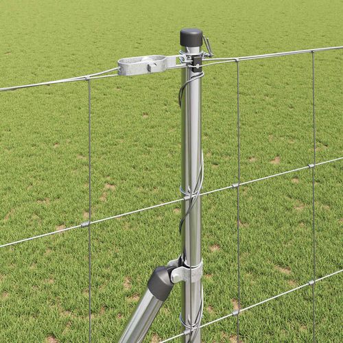 Ogrodzenie pastwiskowe Srebrny 50 x 1.4 m Stal galwanizowana na Arena.pl