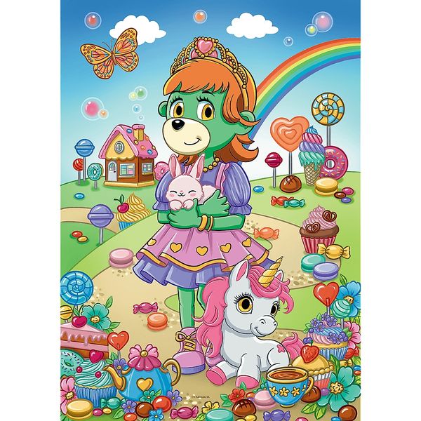 Puzzle 100 Glitter Brokatowe Trefliki 14833 zdjęcie 12