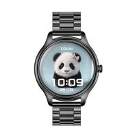 Smart Watch COLMI L28 (czarny + czarny stalowy pasek)