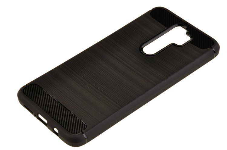 Wytrzymałe etui Back Case Carbon do Xiaomi Redmi Note 8 Pro czarny zdjęcie 1