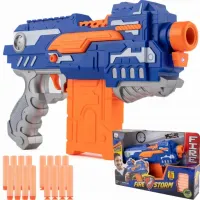 PISTOLET NA STRZAŁKI PIANKOWE W ZESTAWIE WYRZUTNIA AUTOMATYCZNA AUTOMAT