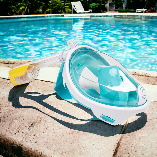 Maska Do Nurkowania Dla Dzieci Z Uchwytem Na Kamerę na Arena.pl