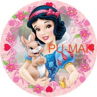 Opłatek na tort Księżniczka Śnieżka Aurora Zosia Bella Kopciuszek