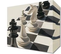 Obraz 20x20cm Szach i Mat