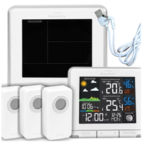 stacja pogodowa meteo termometr budzik czujniki bezprzewodowa stacja pogody