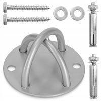 UCHWYT NA ŚCIANĘ SUFIT DO LIN PASÓW TRENINGOWYCH METALOWY WYTRZYMAŁY