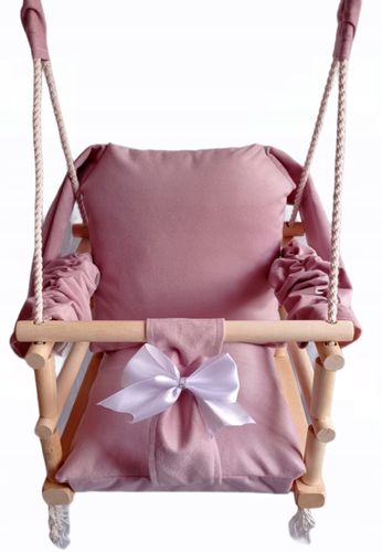 Huśtawka MIŚ 3w1 dla dzieci RÓŻ DOM OGRÓD pokój na Arena.pl