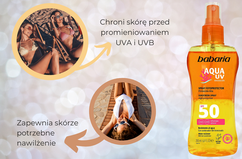 Babaria Aqua Uv Spray Do Opalania SPF50 na Arena.pl