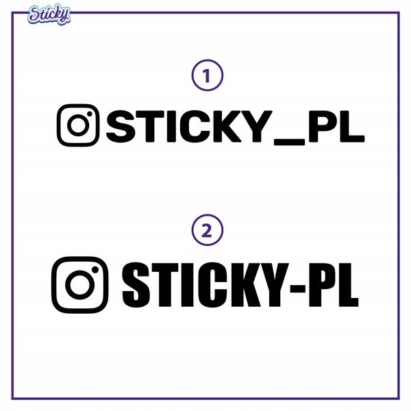 Naklejki NICK INSTAGRAM 15 cm zdjęcie 3