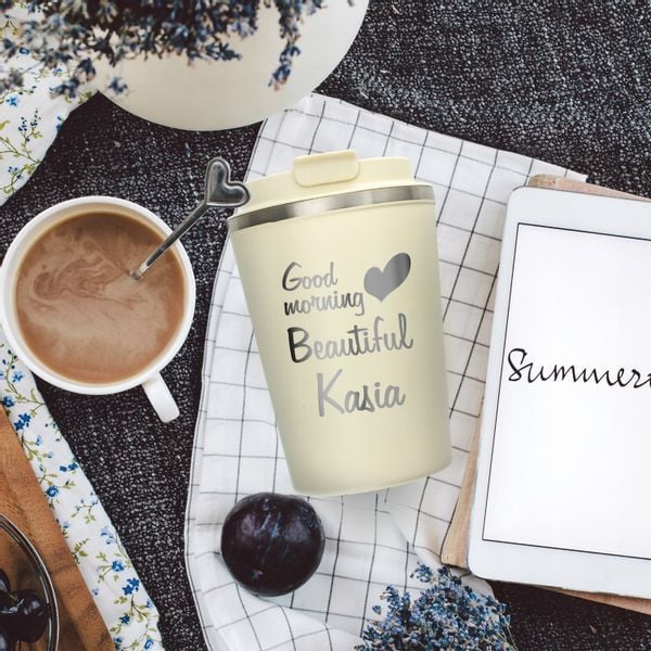 KUBEK termiczny na kawę GRAWER 350 ml termos zdjęcie 6