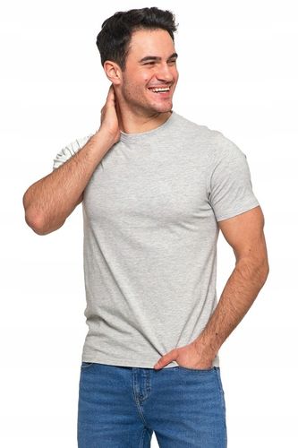 T-SHIRT MĘSKI KLASYCZNY Zestaw Gładka Koszulka Krótki Rękaw 3-PAK MORAJ XL na Arena.pl