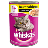 WHISKAS KURCZAK 400G PUSZKA