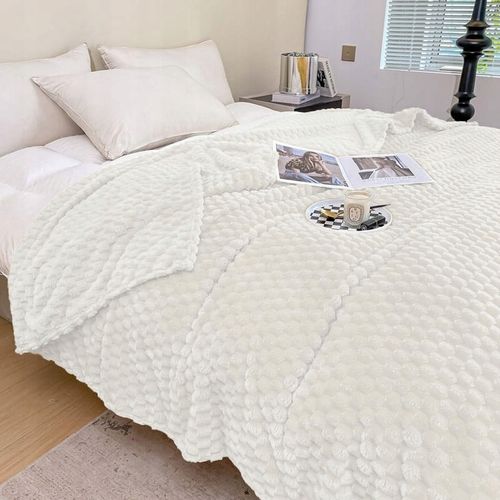 CIEPŁY KOC 160x200 WYTŁACZANY MIĘKKI NARZUTA POLAROWY WYBÓR KOLORÓW na Arena.pl