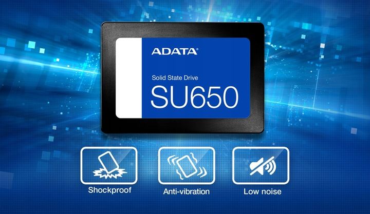 Dysk SSD ADATA Ultimate SU650 256GB 2.5'' 3D TLC zdjęcie 8