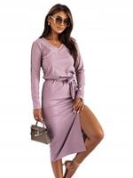 Elegancka sukienka z rozcięciem Eli MOON r. S/M