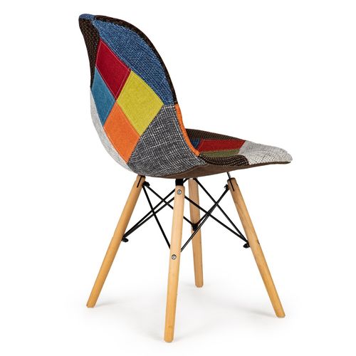 Komplet 2 krzeseł patchwork ModernHome na Arena.pl