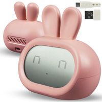 Budzik Zegar Elektroniczny Lampka Nocna LED Dla Dzieci Akumulatorowy USB