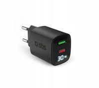 Ładowarka sieciowa SBS USB-C PD 30W, USB-A 18W