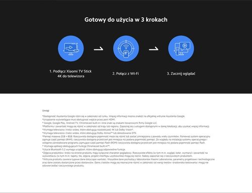 Xiaomi SMART TV STICK 4K 8 GB FOLIA na Arena.pl