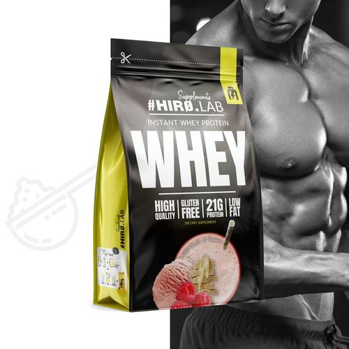Białko koncentrat serwatkowe WPC 750 g Instant Whey Czekolada Malina hiro na Arena.pl