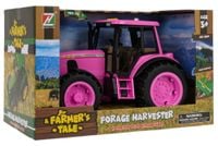 Różowy Traktor Z Funkcją Świateł I Dźwięku