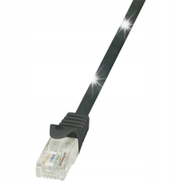 Patchcord LogiLink CP2093U CAT.6 U/UTP 10m, czarny