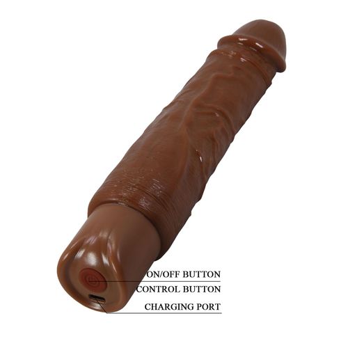pretty love rufus realistic vibrating dildo (brown edition) na Arena.pl