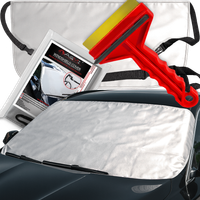 MATA OSŁONA ANTYSZRONOWA NA PRZEDNIĄ SZYBĘ SKROBACZKA DO SZYB MOSIĘŻNA