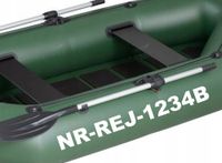 NUMERY rejestracyjne WODOODPORNE na łódkę łódź jachty ponton motorówkę