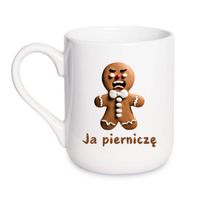 KUBEK "JA PIERNICZĘ" Wzór - Elegant Coffee 330 ml