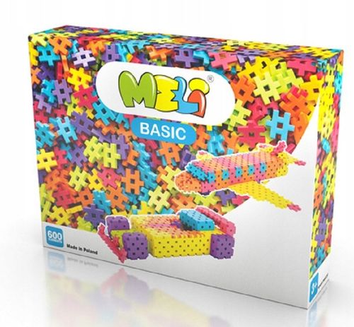 Klocki Meli Konstrukcyjne Basic 600 sztuk +PREZENT na Arena.pl