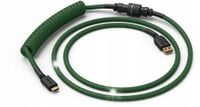 GLORIOUS PC Gaming Kabel do klawiatury mechaniczej USB typ C 1,37 m zieleń
