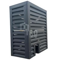 Osłona pompy ciepła 110x50x150 cm antracyt TKD195