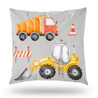 Poszewka 40X40 Dla Dzieci Wesoła Budowa 08A