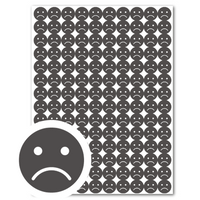 Naklejki motywacyjne buźki 140 szt czerwone DLA DZIECI DO SZKÓŁ