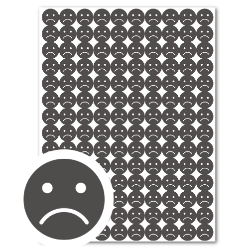 Naklejki motywacyjne buźki 140 szt czerwone DLA DZIECI DO SZKÓŁ zdjęcie 1