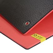 Mata fitness z otworami MFK03 HMS 180x60x1,5 cm czerwona