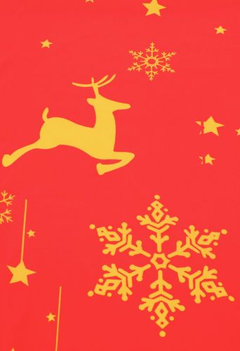 Pokrowiec Na Krzesło Czerwony Świąteczne Wzory Elastyczny na Arena.pl