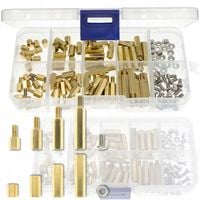 ZESTAW ŚRUBEK I PODKŁADEK DYSTANSOWYCH M3 120 SZT Z/W ORAZ W/W