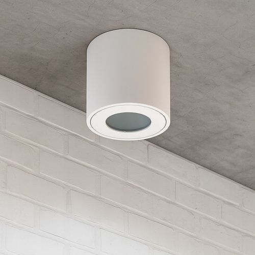 Oprawa Halogenowa sufitowa Natynkowa Tuba LED GU10 spot BIAŁA na Arena.pl