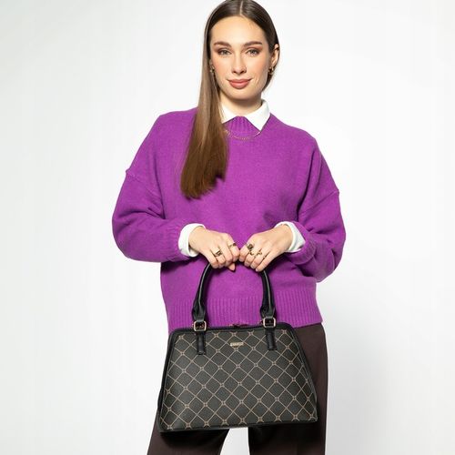 WITTCHEN damski kuferek w monogram czarny na Arena.pl