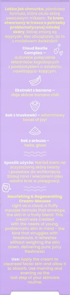 CLOUD111 KREMPIANKA DO TWARZY ODŻYWCZO-REGENERUJĄCA 40 ML zdjęcie 4