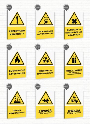 Tabliczka znak informacyjny 20x15 Biała SKAŻENIE BIOLOGICZNE Aluminiowa na Arena.pl
