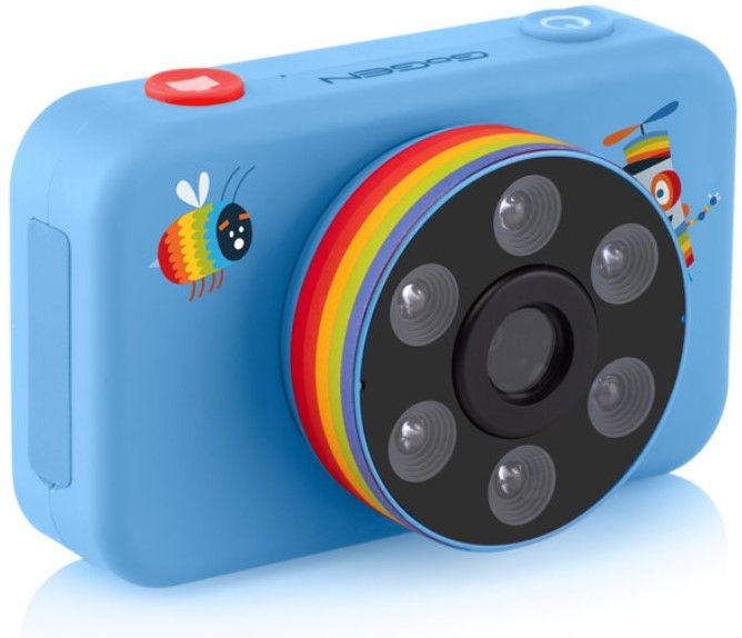 GoGen Aparat fotograficzny dla dzieci DECKOFOTOB niebieski zdjęcie 4