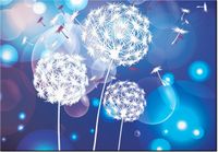 100 70CM OBRAZ PŁÓTNO DMUCHAWCE ABSTRAKCYJNYM TLE PŁÓTNO RAMA