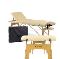 Stół do masażu ZENET drewniany - rozkładany, regulowany, profesjonalny