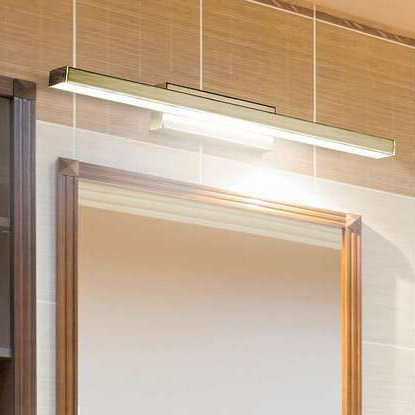 Łazienkowa LAMPA ścienna JOHN 5721 Rabalux metalowa OPRAWA kinkiet belka LED 12W 4000K IP44 brązowa biała zdjęcie 3