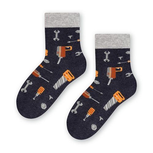 SKARPETY DZIECIĘCE RODZINNE 084 29-31 020 grafitowy/domek na Arena.pl