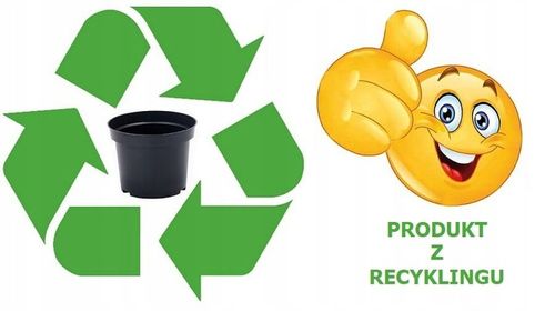 Podstawki P25 25cm czarne 10szt. - pod doniczki uprawowe, donice do na Arena.pl