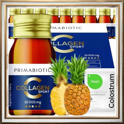 Kolagen do picia Primabiotic Collagen Sport 12 WITAMIN 30szt x 30 ml ANANAS na Arena.pl